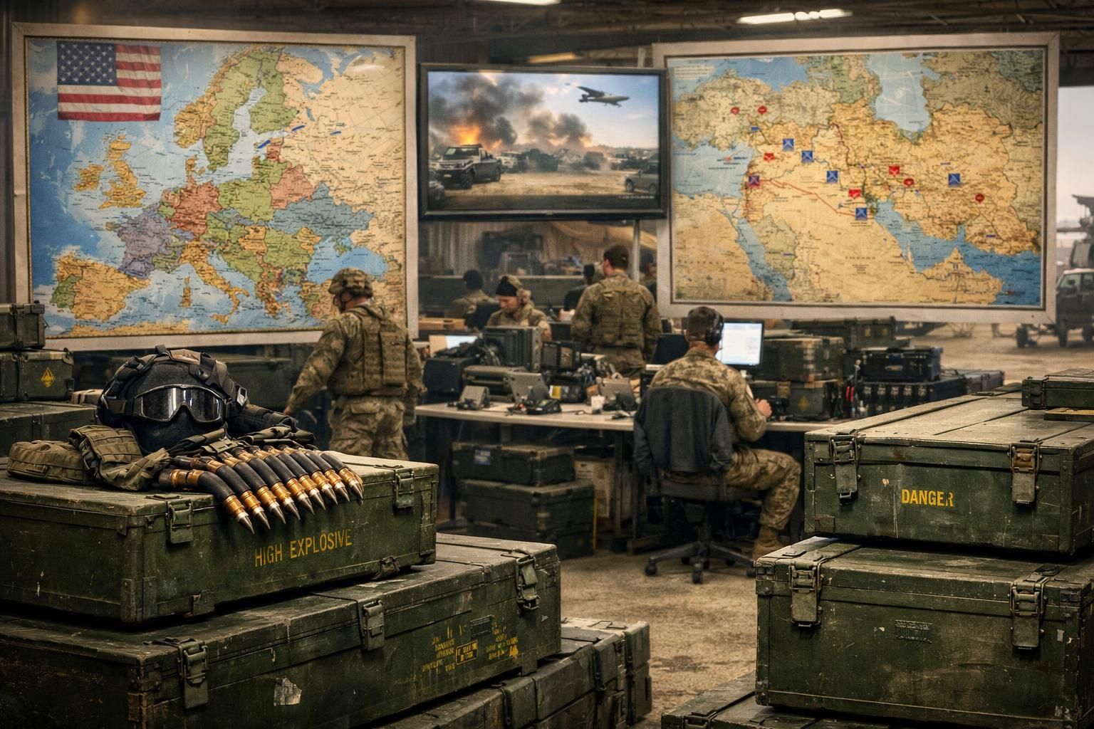 amerika serikat menunda pengiriman senjata ke beberapa negara eropa sebagai dampak dari konflik yang sedang berlangsung dengan iran.