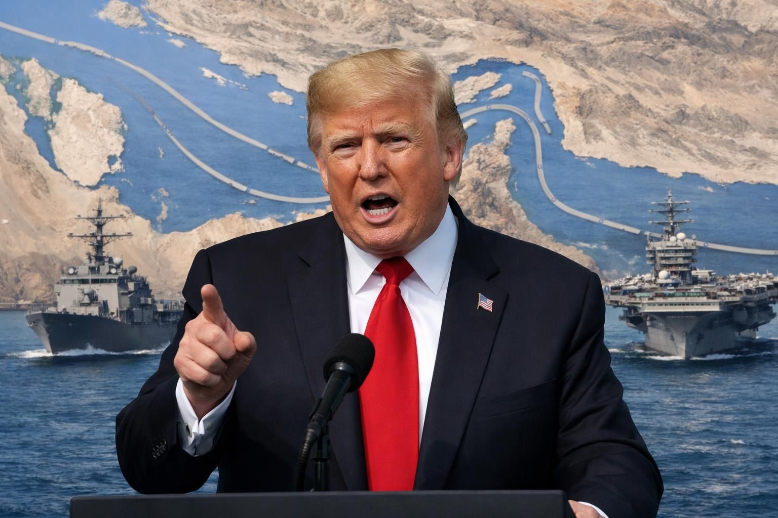 donald trump menegaskan blokade laut terhadap iran akan terus diberlakukan hingga tercapai kesepakatan yang diinginkan, meningkatkan ketegangan di wilayah tersebut.