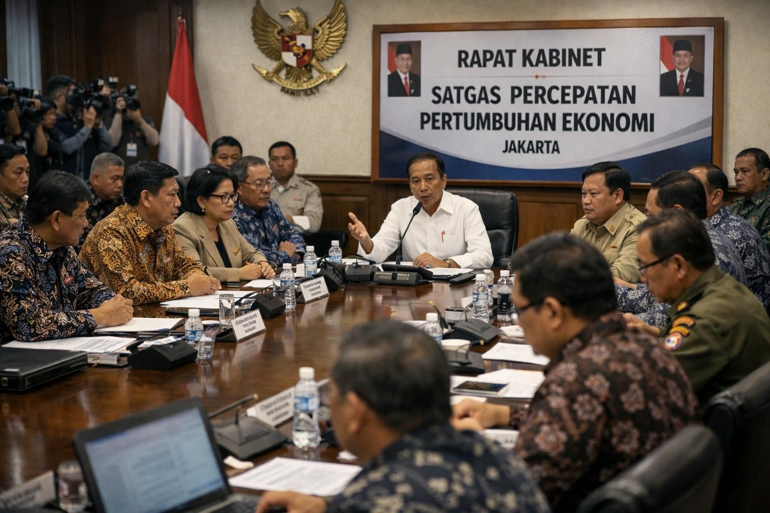 indonesia membentuk satuan tugas khusus untuk mempercepat pertumbuhan ekonomi, mendorong investasi, dan meningkatkan kesejahteraan masyarakat secara berkelanjutan.