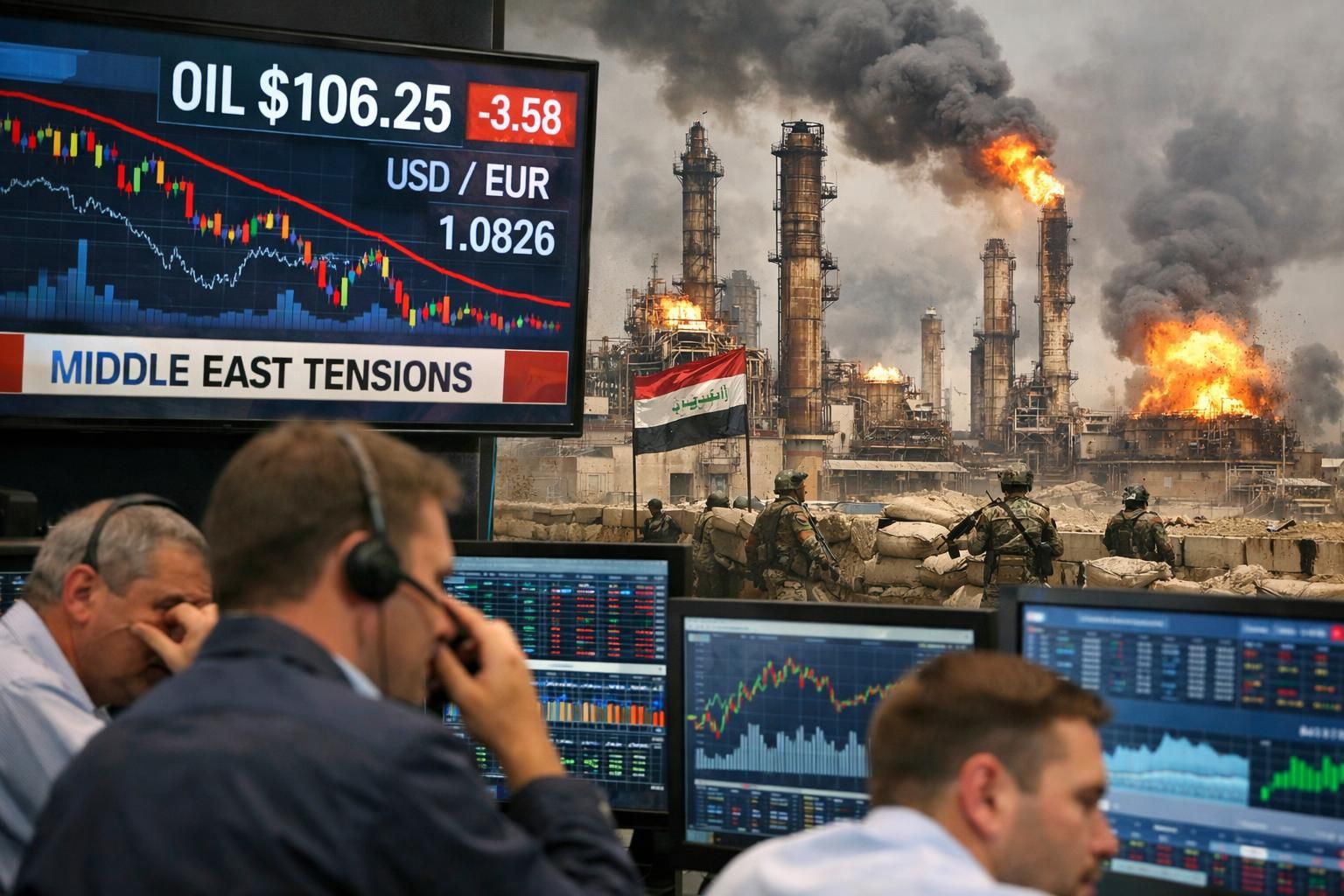 moody’s menurunkan prospek irak menjadi negatif akibat meningkatnya risiko konflik regional yang dapat mempengaruhi stabilitas ekonomi dan keamanan negara.