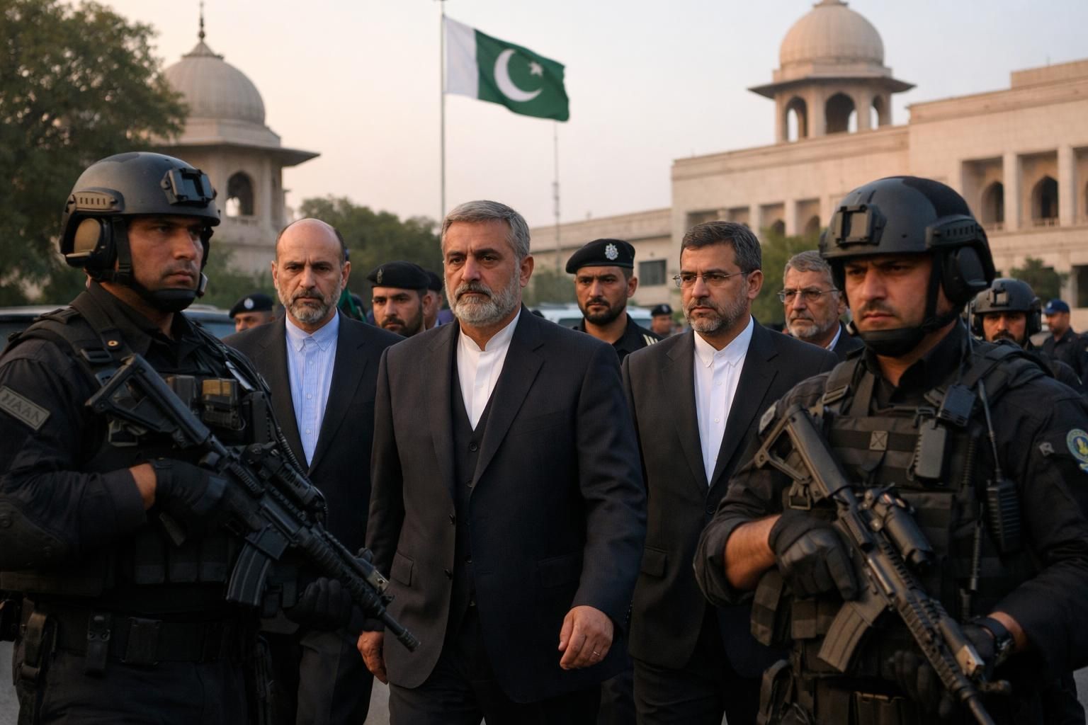 pakistan mengawal delegasi iran setelah perundingan damai dalam situasi tegang, memastikan keamanan dan stabilitas selama proses diplomasi penting.