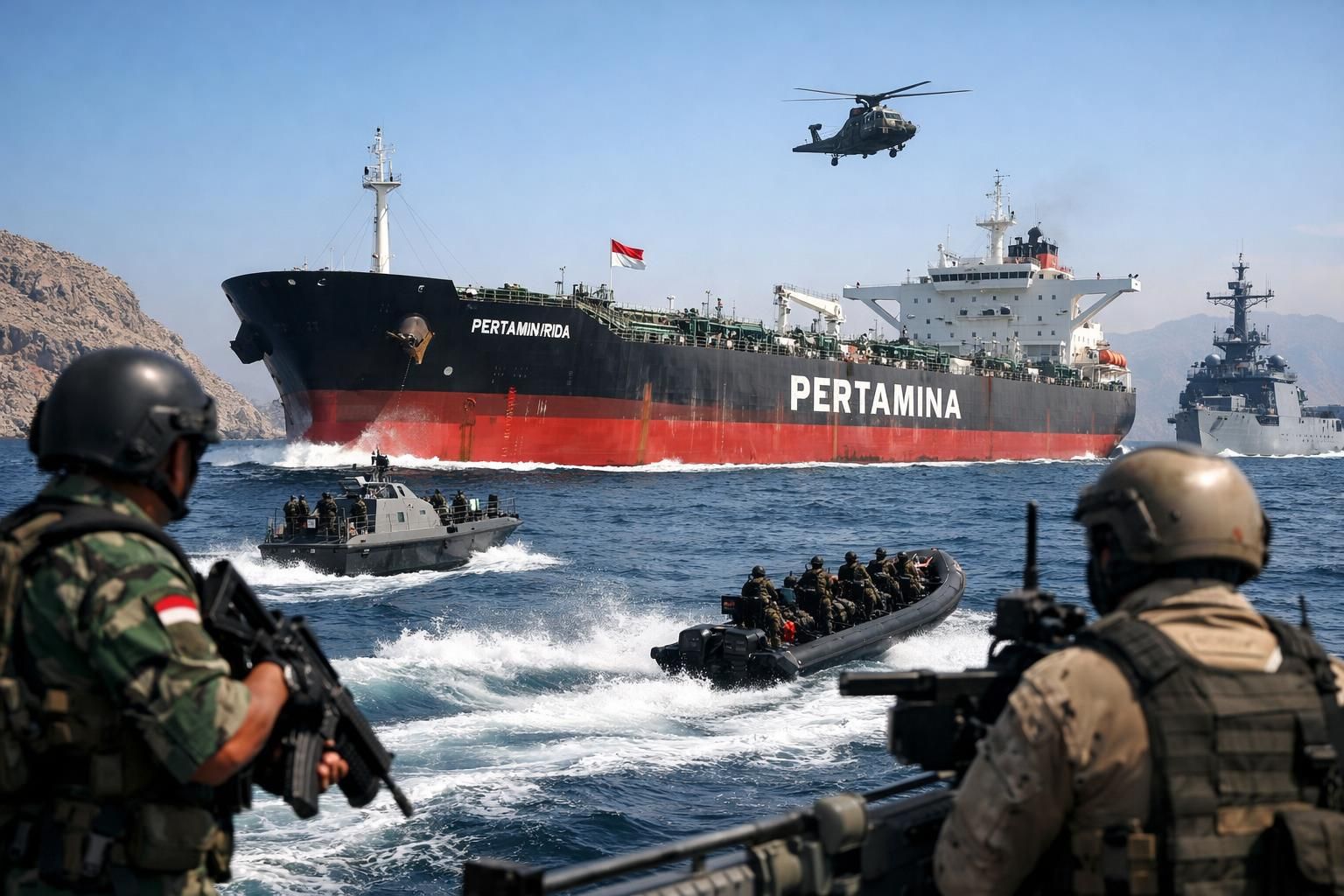 pertamina memperkuat keamanan pengiriman minyak melalui selat hormuz untuk memastikan kelancaran dan keselamatan distribusi energi penting.