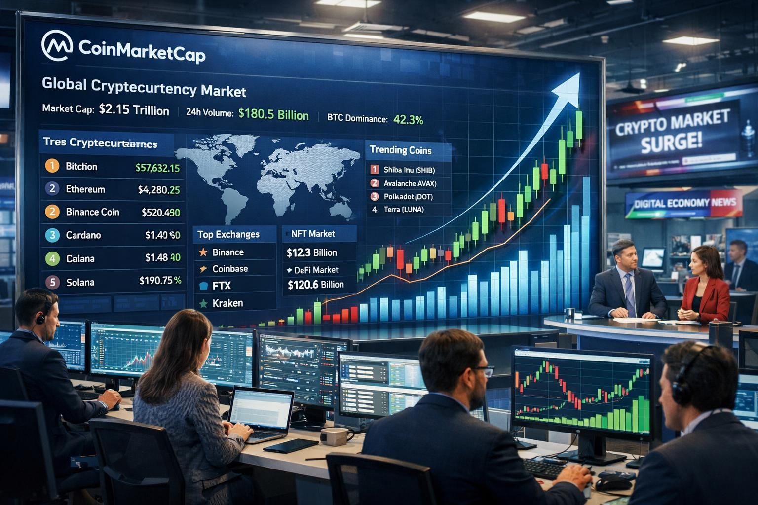 volume pasar kripto global menunjukkan peningkatan kembali berdasarkan data terbaru dari coinmarketcap, menandai tren positif dalam perdagangan aset digital.