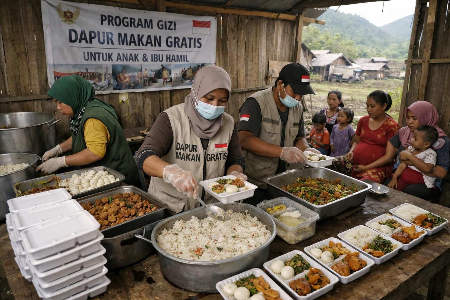 bgn menargetkan membuka 900 dapur makan gratis di daerah terpencil untuk membantu masyarakat yang membutuhkan dan meningkatkan akses pangan.