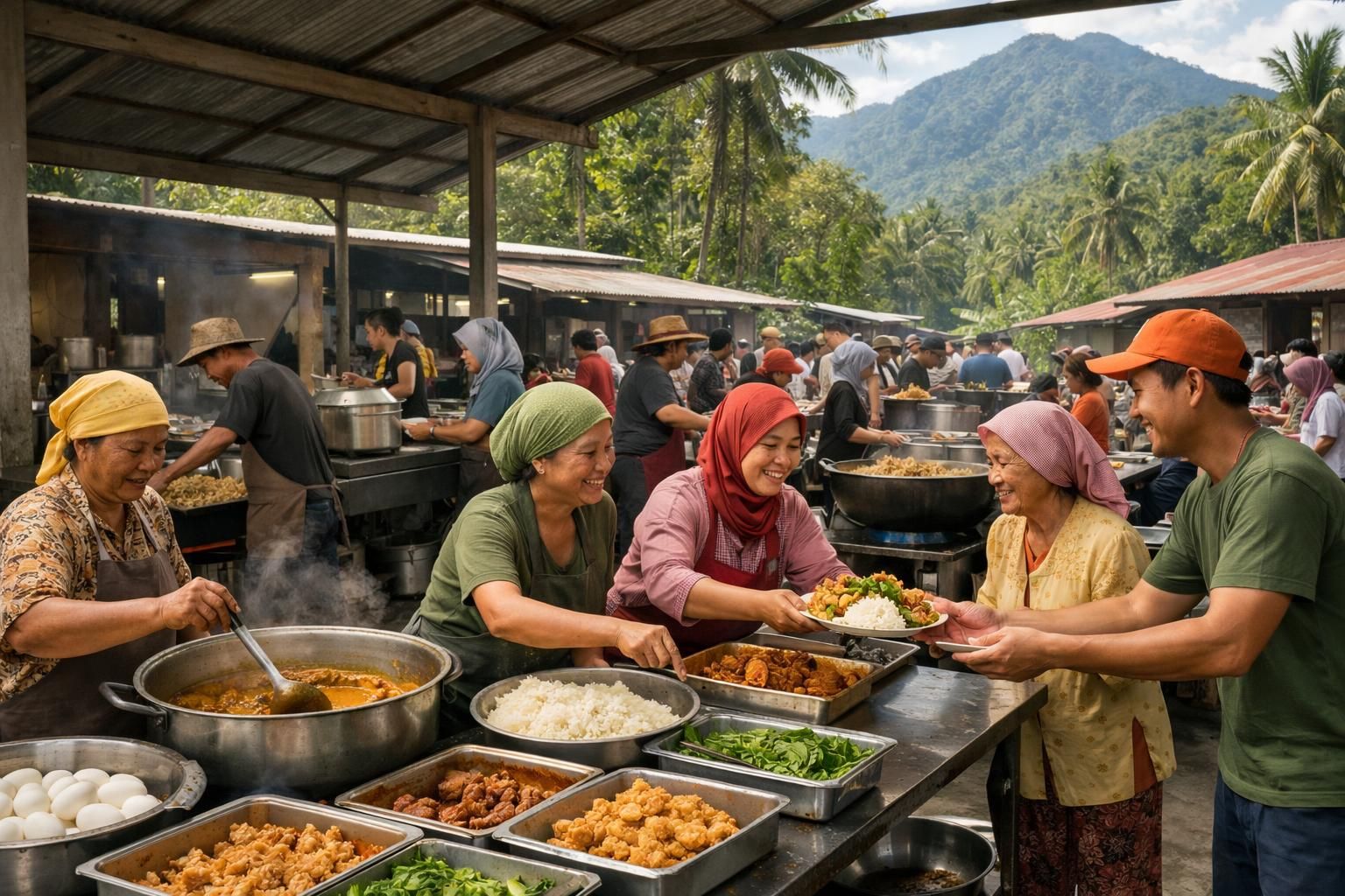bgn menargetkan untuk mengoperasikan 900 dapur makan gratis di daerah terpencil guna membantu masyarakat yang membutuhkan akses makanan bergizi secara mudah dan berkelanjutan.