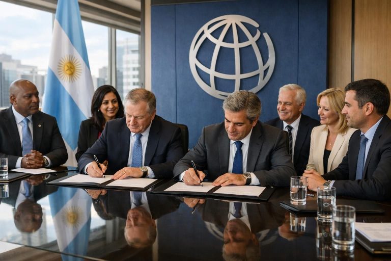 bank dunia menyiapkan jaminan hingga 2 miliar dolar untuk membantu argentina membiayai ulang utangnya, mendukung stabilitas ekonomi dan pertumbuhan negara.