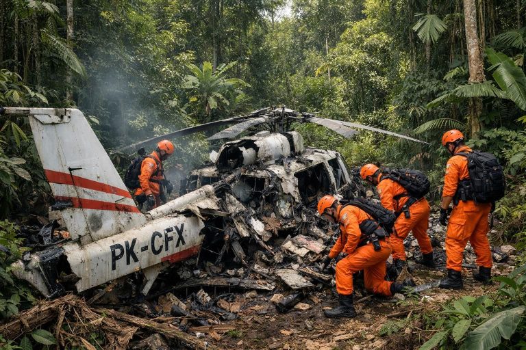 basarnas telah menemukan puing-puing helikopter pk cfx di kalimantan barat, menandai kemajuan penting dalam upaya pencarian dan penyelamatan.