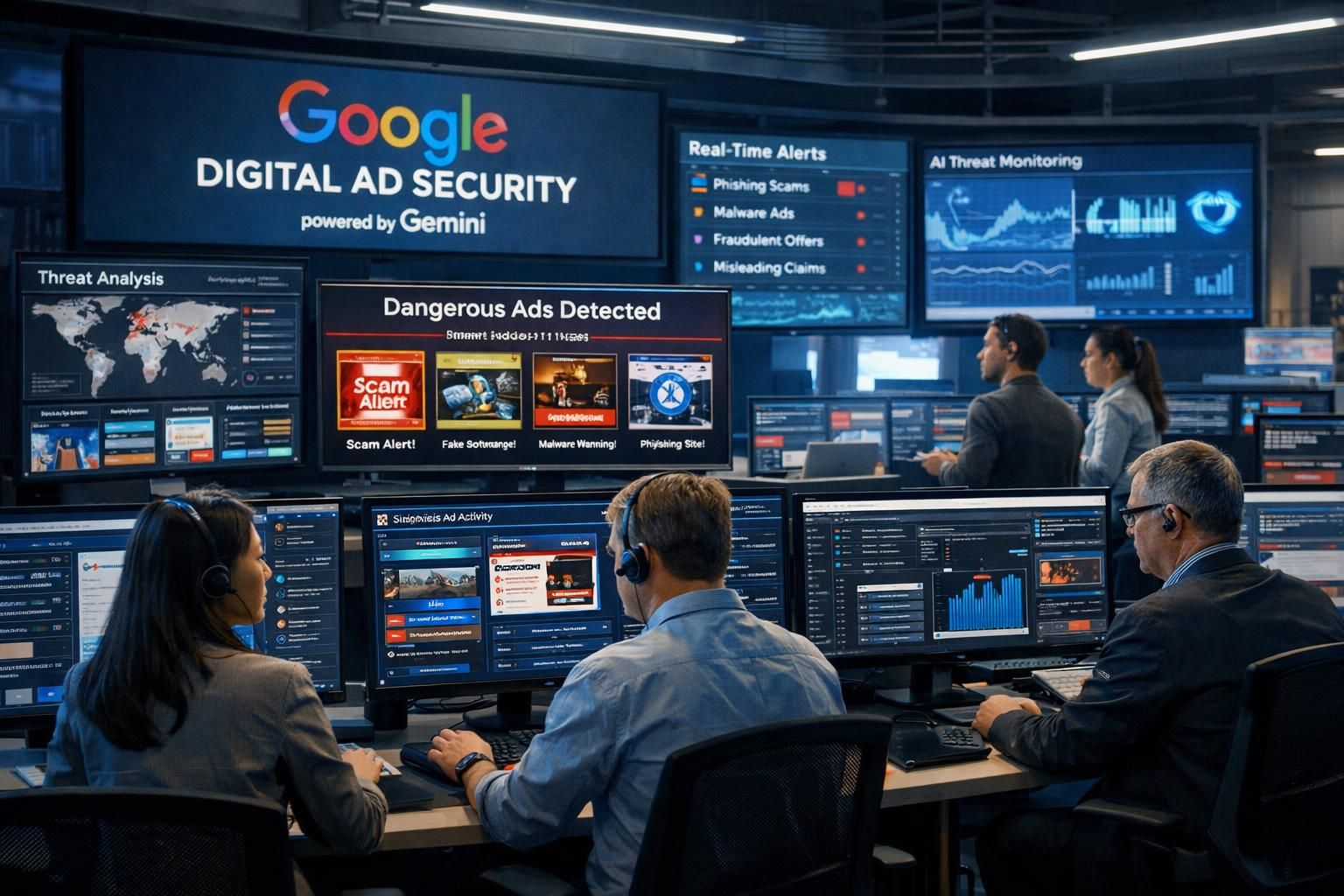 gemini membantu google menghentikan lebih dari 99 persen iklan berbahaya sebelum tayang, memastikan pengalaman iklan yang aman dan terpercaya bagi pengguna.