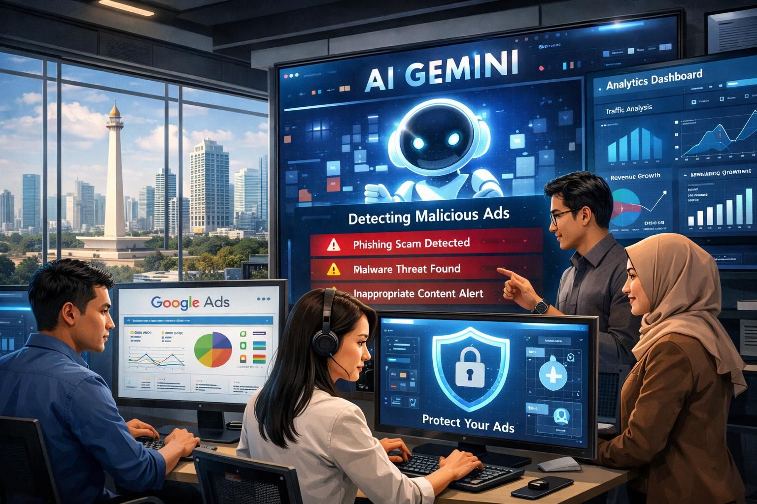 google menangguhkan 24,9 juta akun pengiklan sepanjang 2025 untuk menjaga kualitas iklan dan mencegah pelanggaran kebijakan yang merugikan pengguna dan pengiklan.
