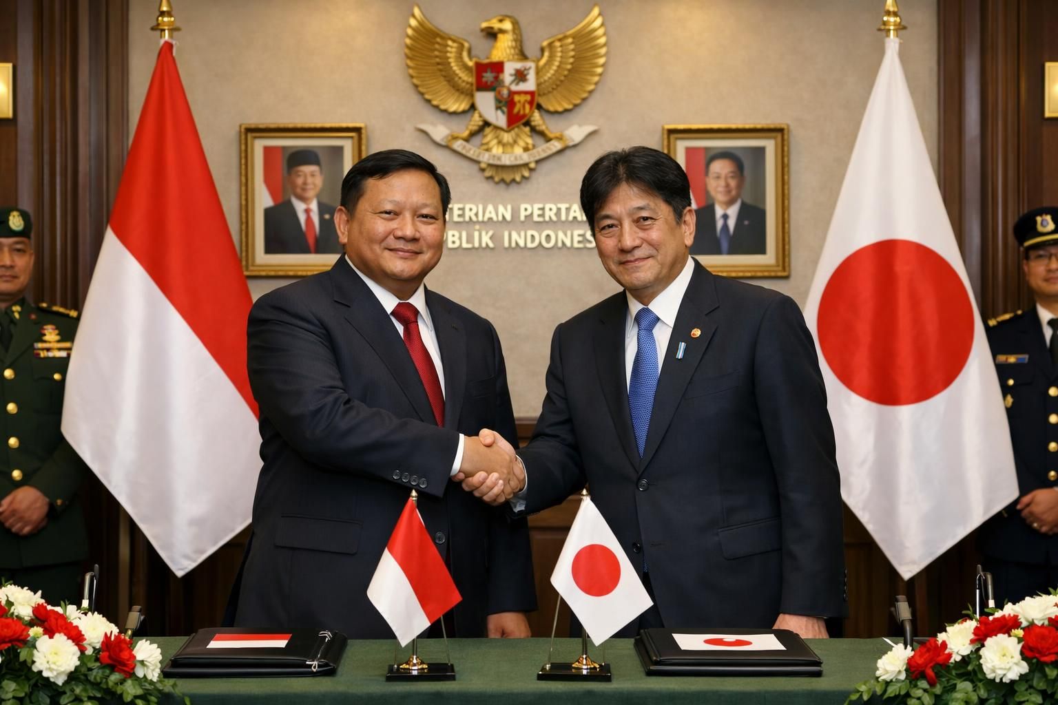 indonesia dan jepang memperkuat kerja sama pertahanan untuk meningkatkan keamanan dan stabilitas kawasan melalui berbagai inisiatif strategis bersama.
