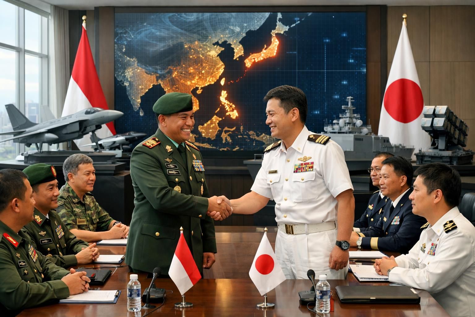 indonesia dan jepang memperkuat kerja sama pertahanan untuk meningkatkan keamanan dan stabilitas regional melalui kolaborasi strategis dan pertukaran teknologi militer.