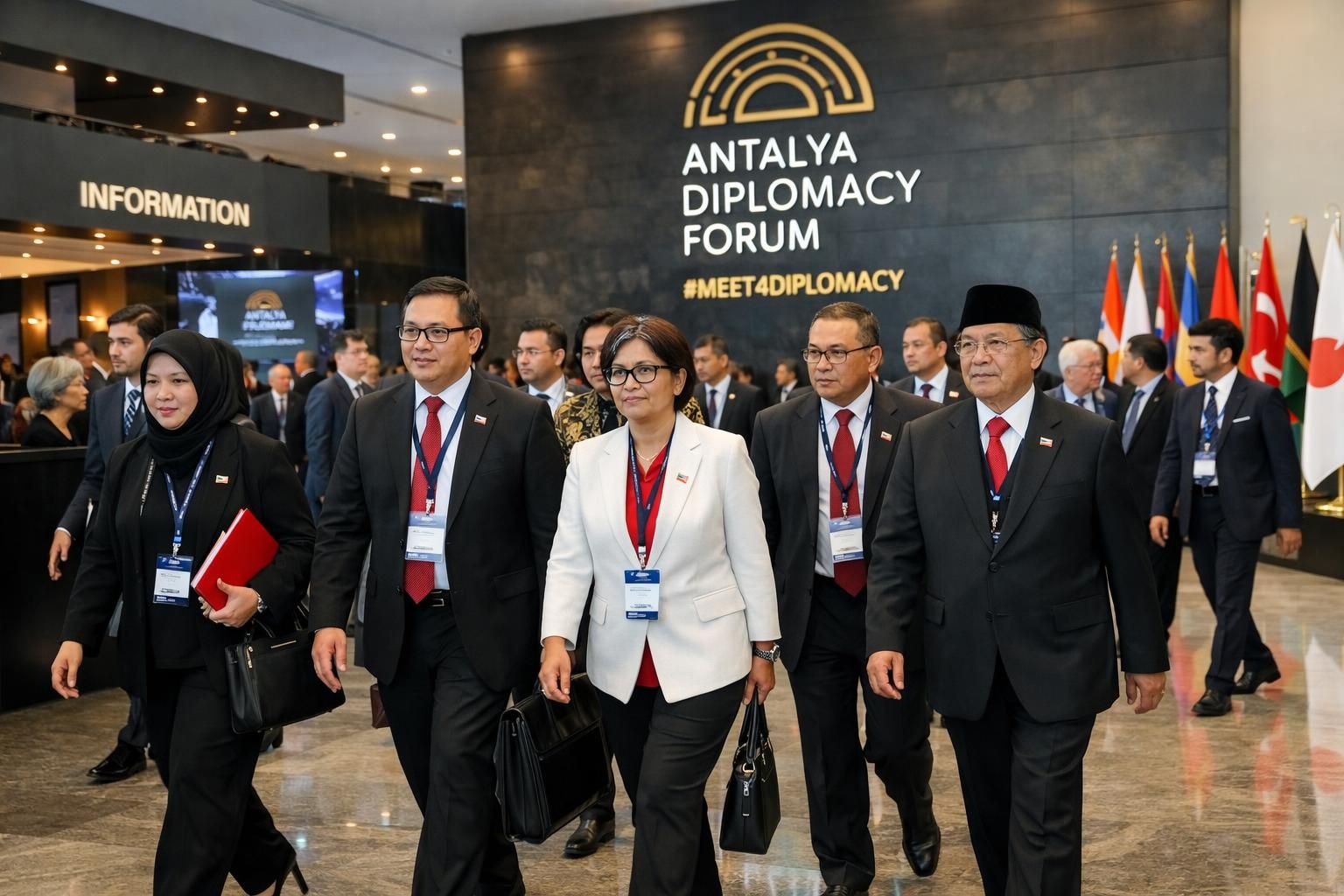 indonesia dipastikan akan berpartisipasi dalam antalya diplomacy forum 2026, memperkuat peran diplomasi dan kerja sama internasional.