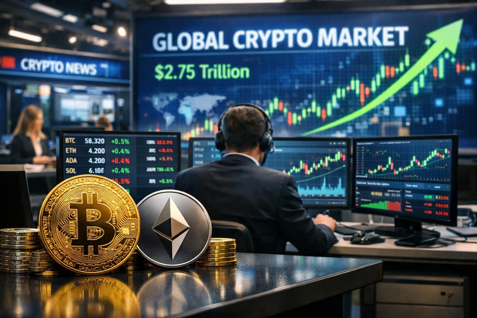 kapitalisasi pasar kripto global kembali melampaui ambang penting, menandai pertumbuhan signifikan dalam industri aset digital menurut data terbaru.