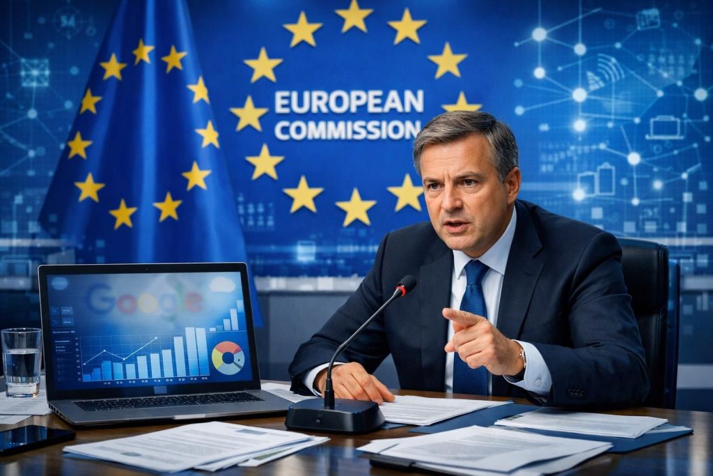 komisi eropa memperketat tekanan terhadap google melalui pemberlakuan digital markets act untuk mengatur dan memastikan persaingan yang adil di pasar digital.