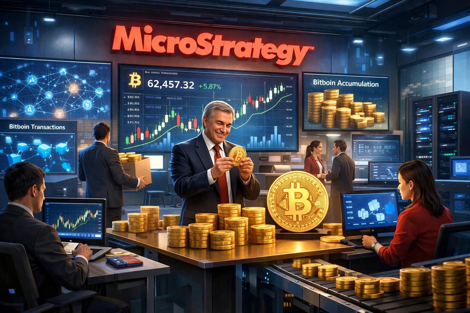 microstrategy menegaskan komitmennya untuk terus mengakumulasi bitcoin, memperkuat posisi sebagai pemimpin investasi kripto dengan strategi jangka panjang yang solid.
