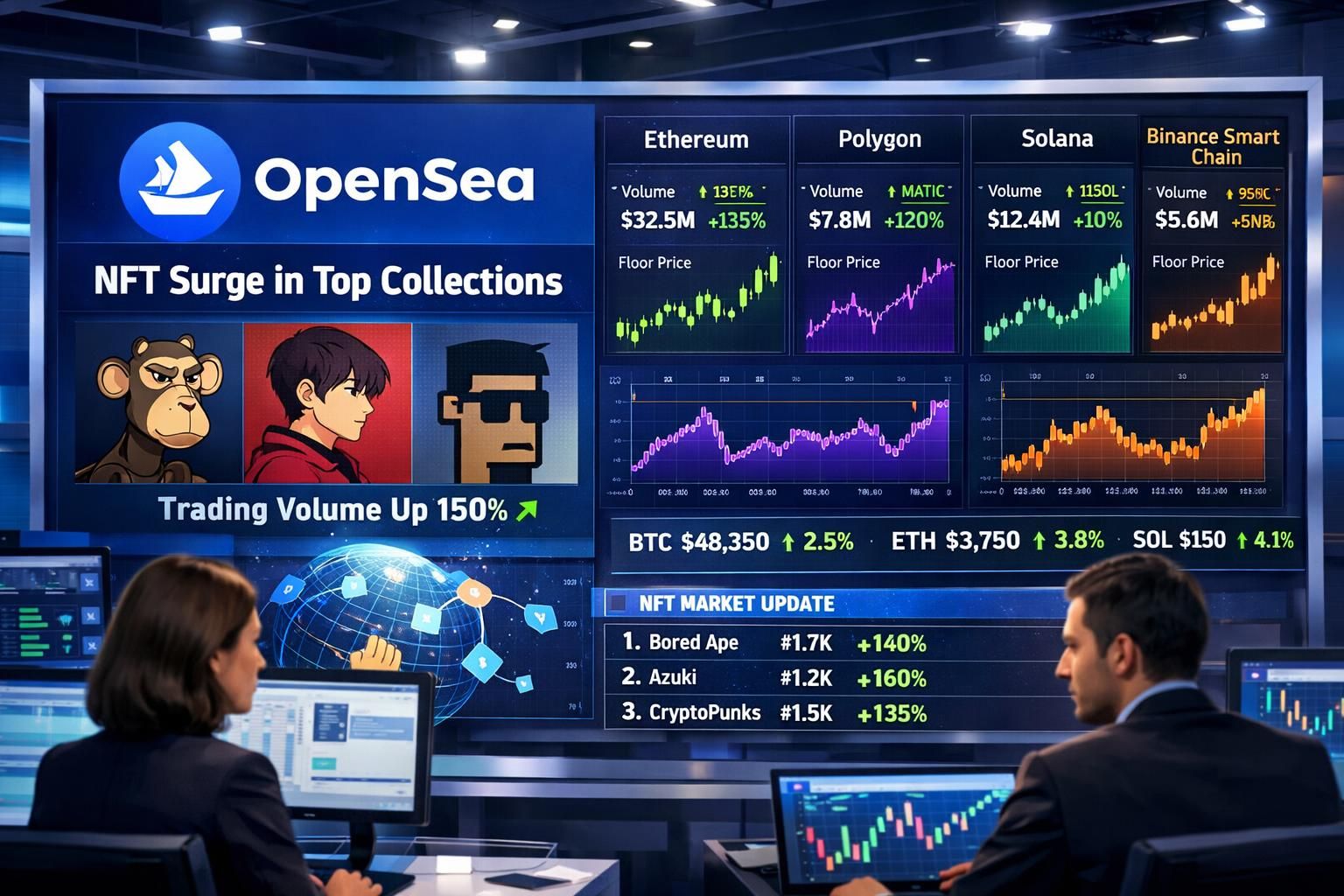 opensea mencatat lonjakan aktivitas signifikan pada beberapa koleksi utama, menunjukkan tren pasar nft yang sedang berkembang pesat.