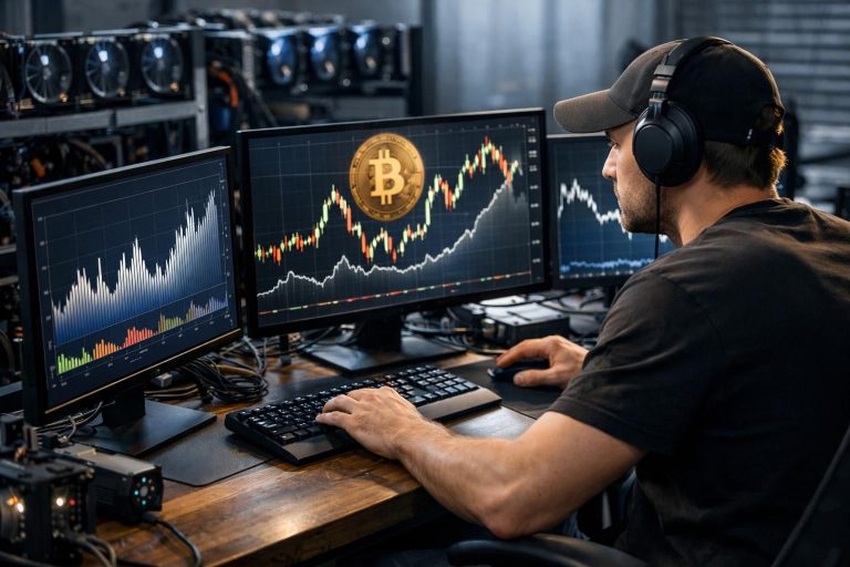 pendapatan penambang bitcoin berubah-ubah sesuai dengan fluktuasi harga bitcoin dan biaya transaksi yang berlaku.