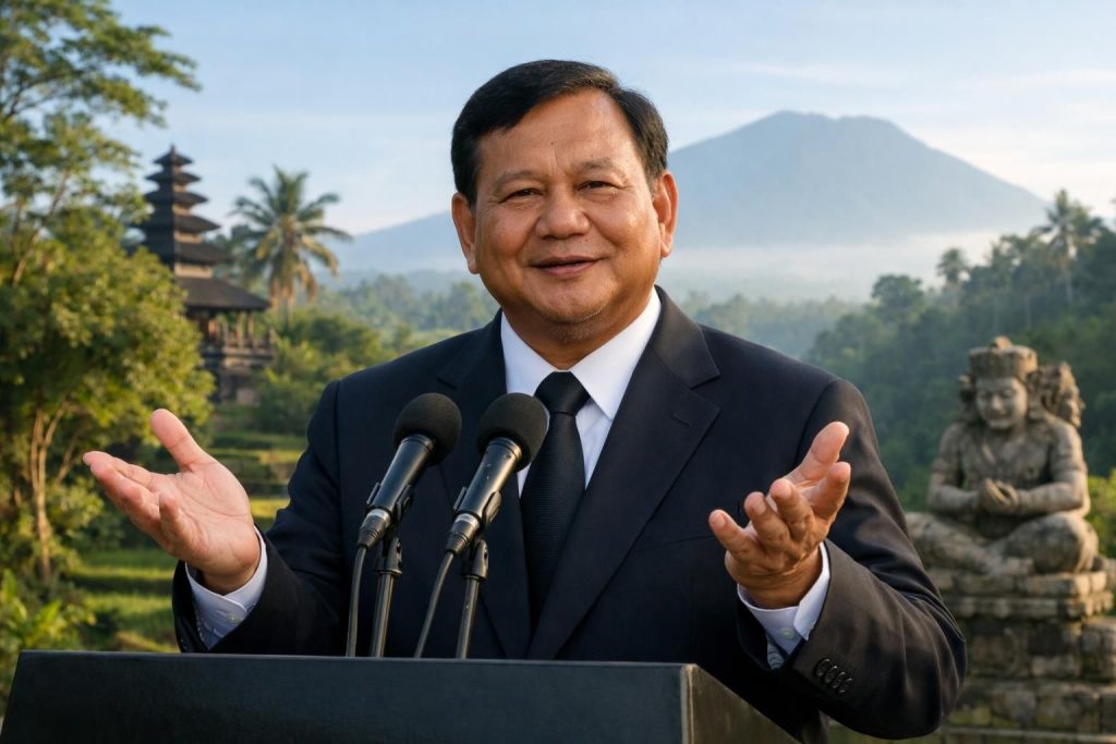 presiden prabowo menyerukan persatuan dan saling memaafkan setelah perayaan nyepi untuk memperkuat keharmonisan dan persatuan bangsa indonesia.