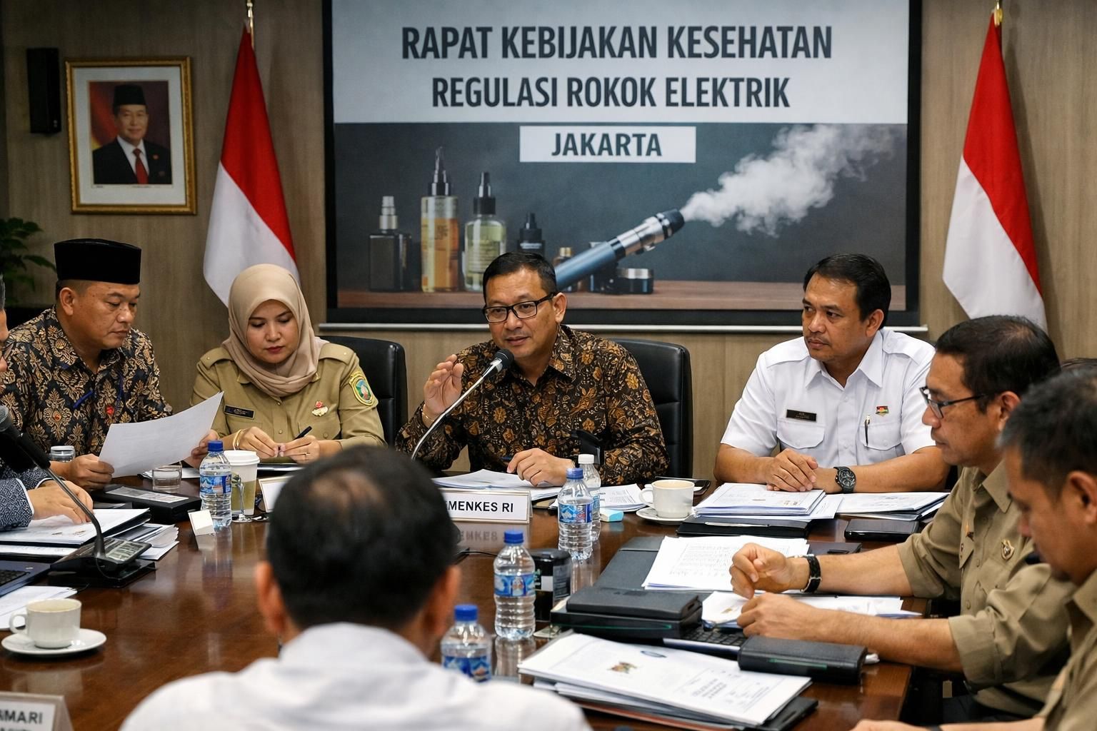 regulasi baru tentang rokok elektrik akan mulai diterapkan pada bulan juli, bertujuan untuk mengatur penggunaan dan penjualan produk ini demi kesehatan masyarakat.